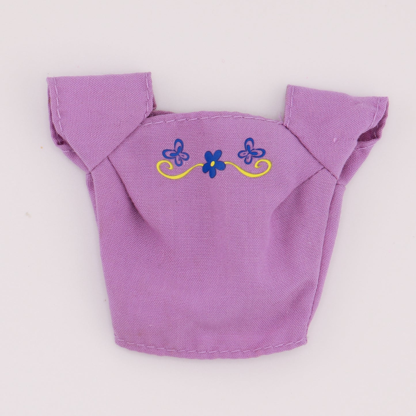 Purple Top with Butterfly Detail