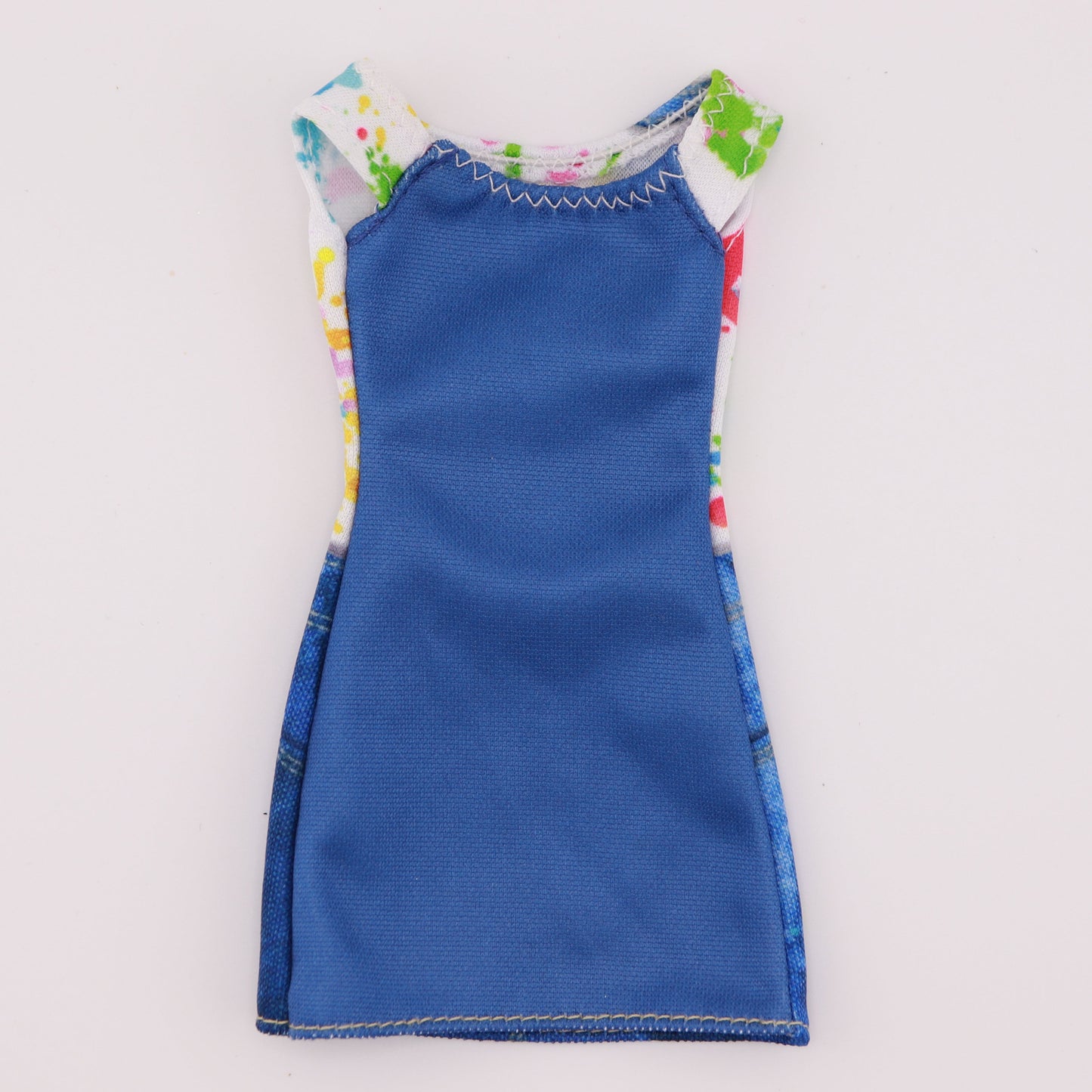 Artist Smock Printed On Dress