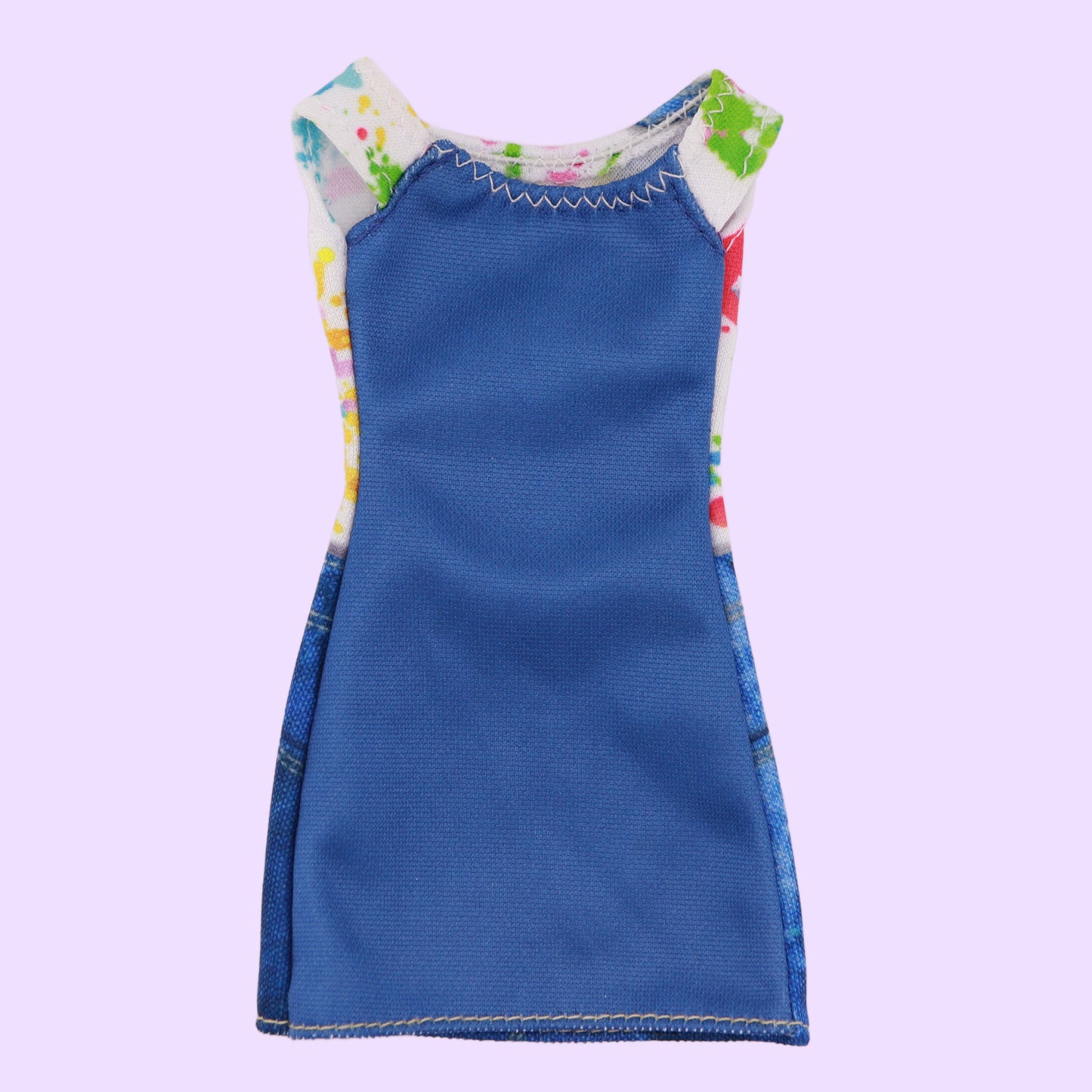 Artist Smock Printed On Dress