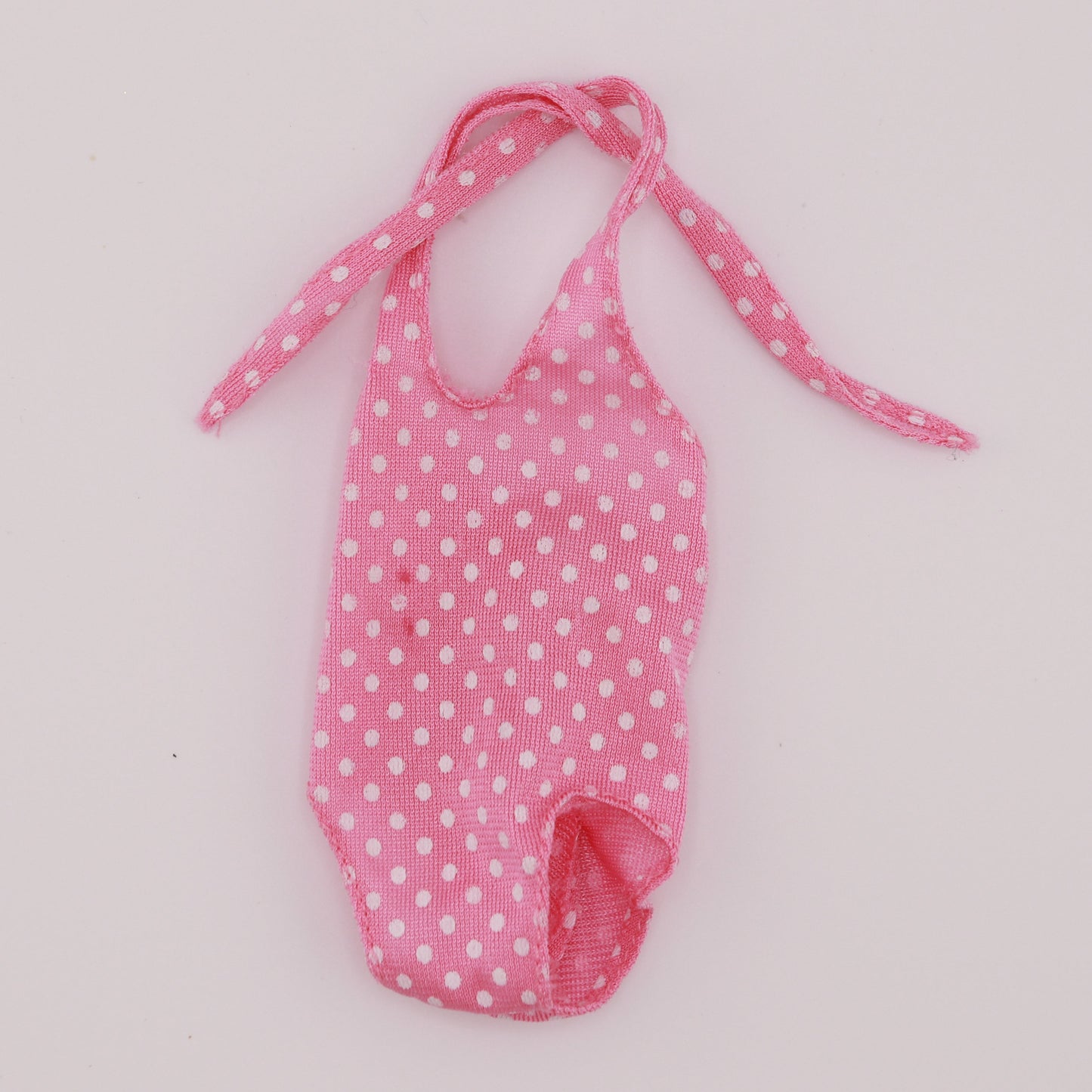 Pink and White Polka Dot Swimsuit