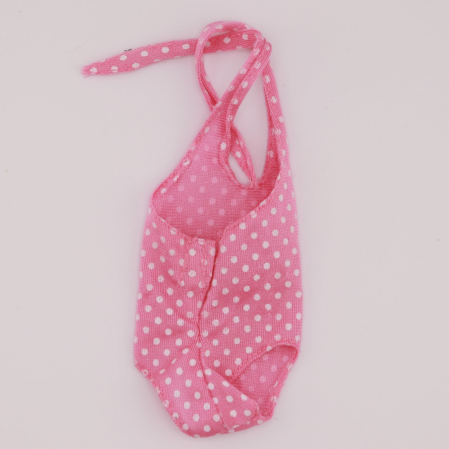 Pink and White Polka Dot Swimsuit