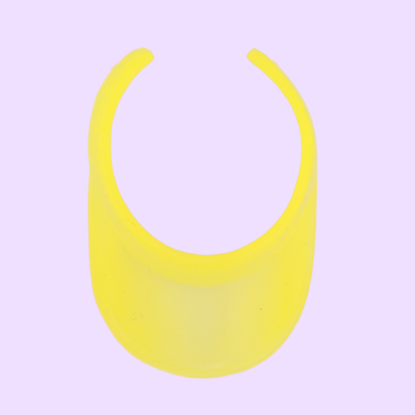 Transparent Yellow Sun Visor