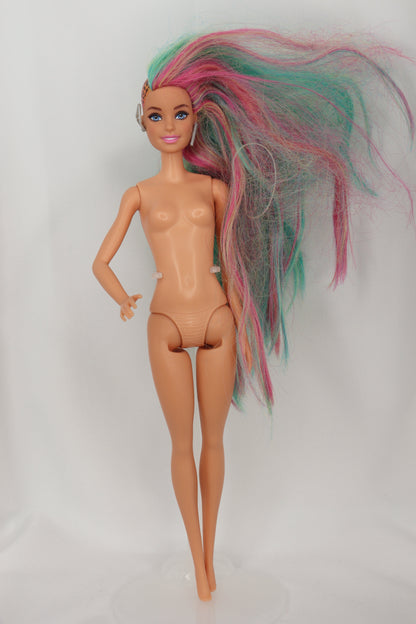 2020 Barbie with Leopard Hair Restyled with Mohawk