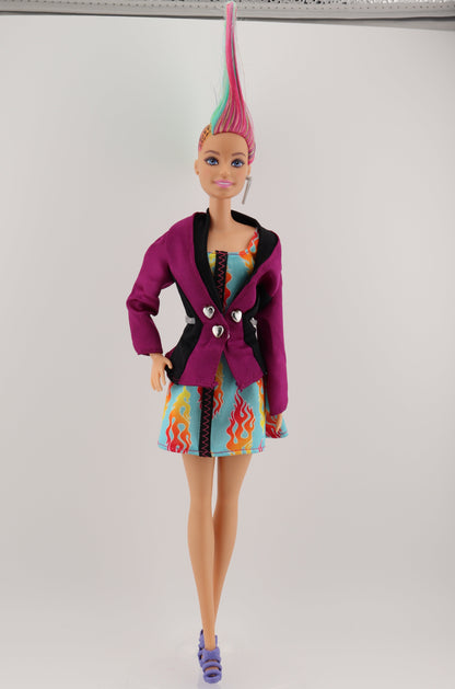 2020 Barbie with Leopard Hair Restyled with Mohawk