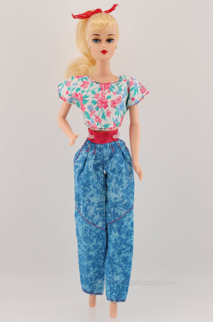 1991 Barbie Jazzy Jean Fashion Mall Outfit