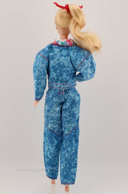 1991 Barbie Jazzy Jean Fashion Mall Outfit