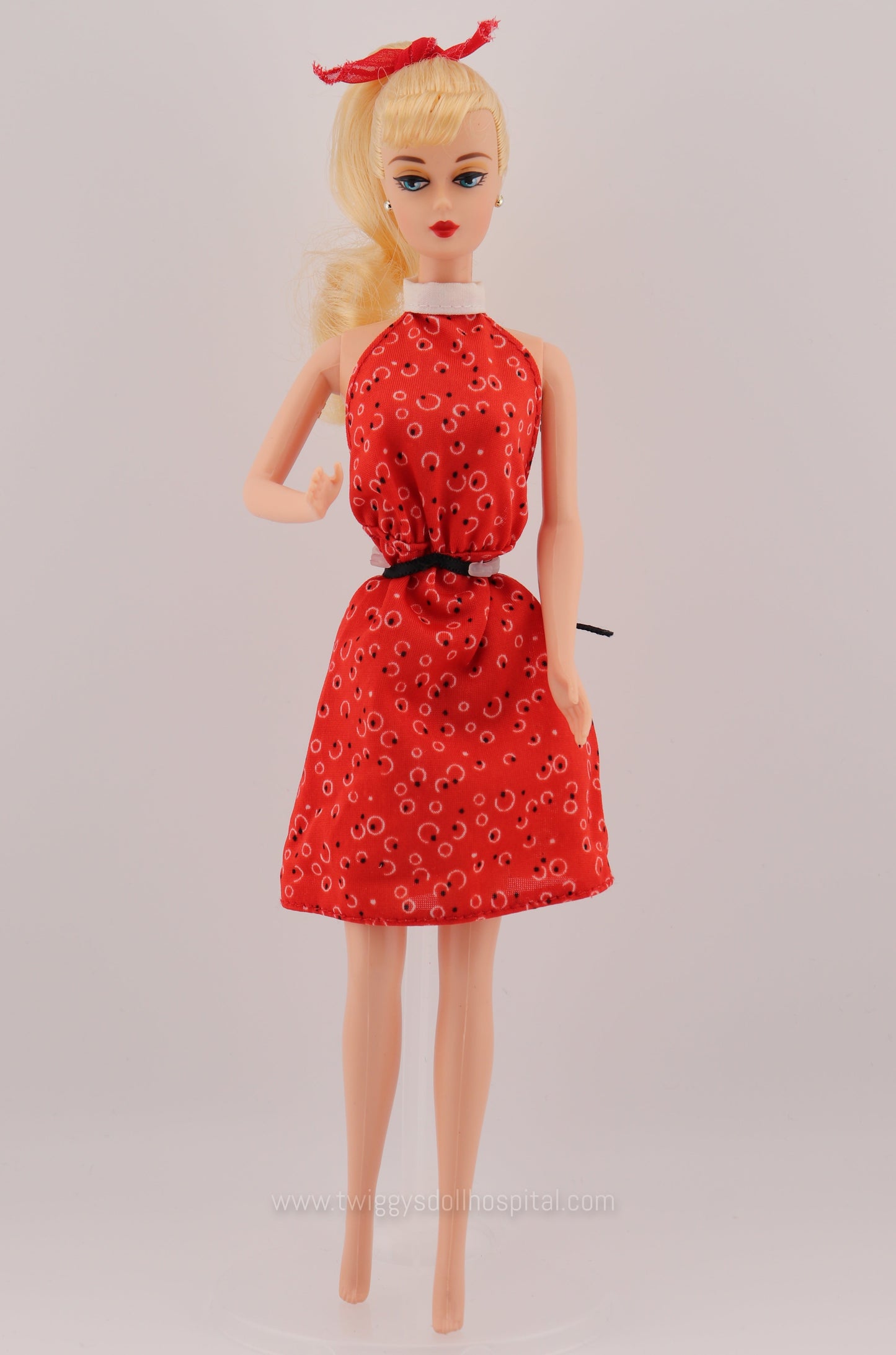 1981 My First Barbie Red Cocktail Dress #3673