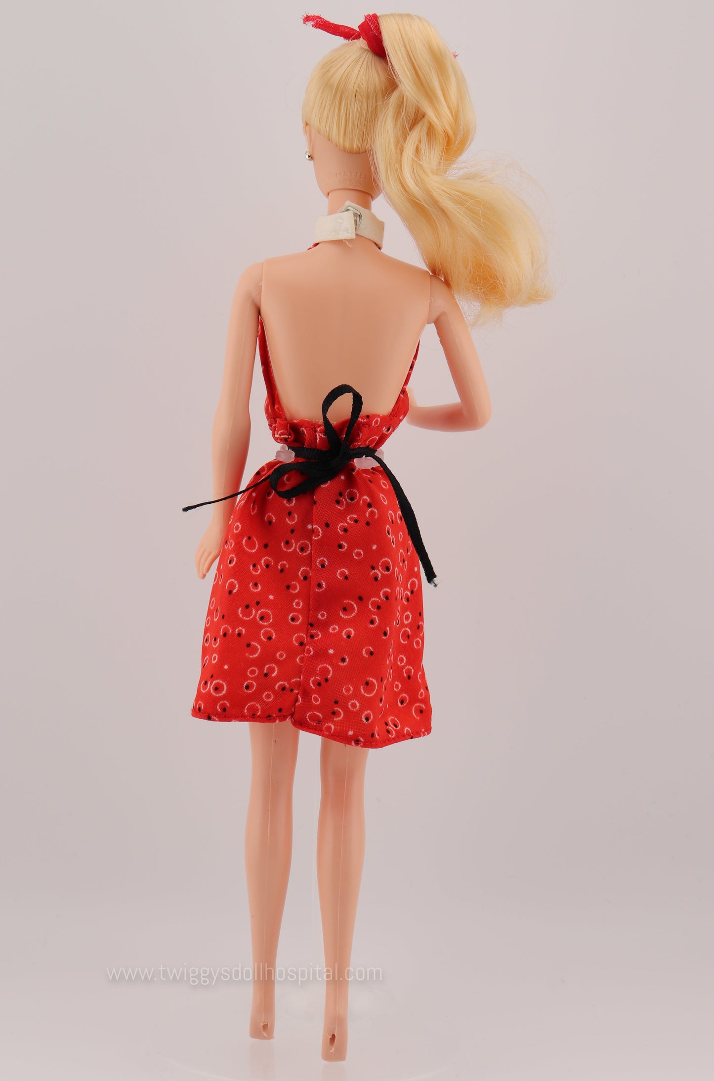 1981 My First Barbie Red Cocktail Dress #3673