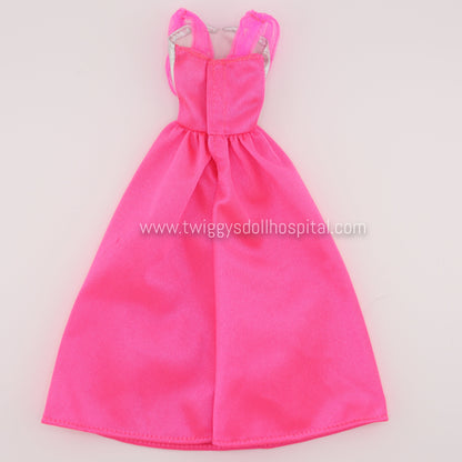 1990s Barbie Hot Pink Ball Gown