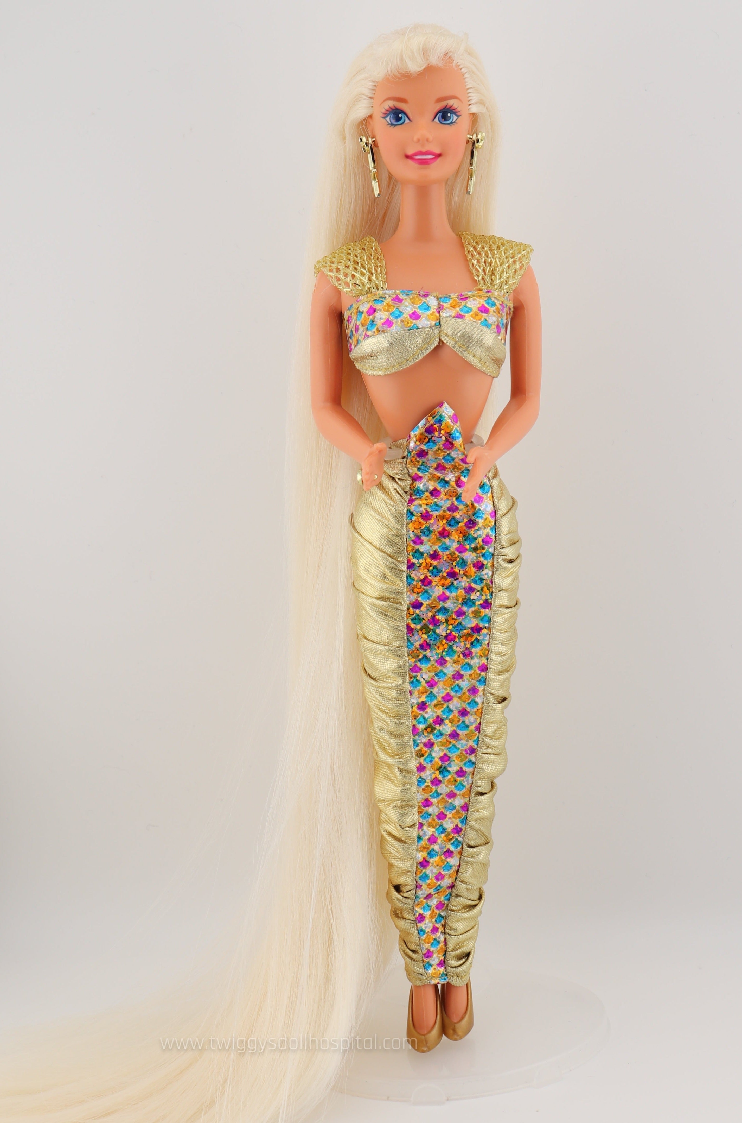 1995 Jewel Hair Mermaid Barbie Restored Twiggy s Doll Hospital