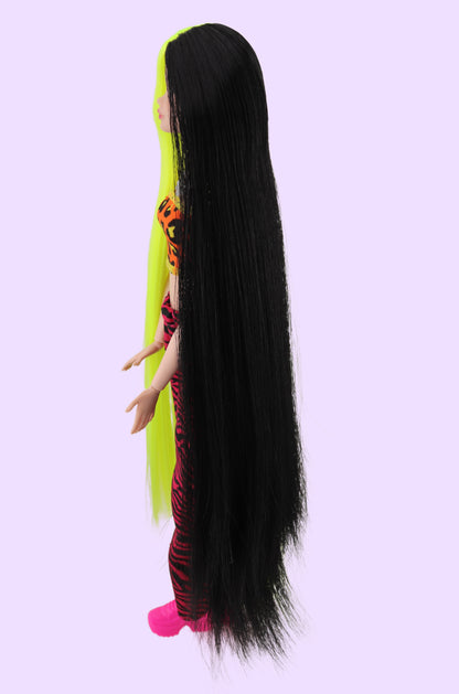 Billie Eilish inspired OOAK Barbie with Odile Face