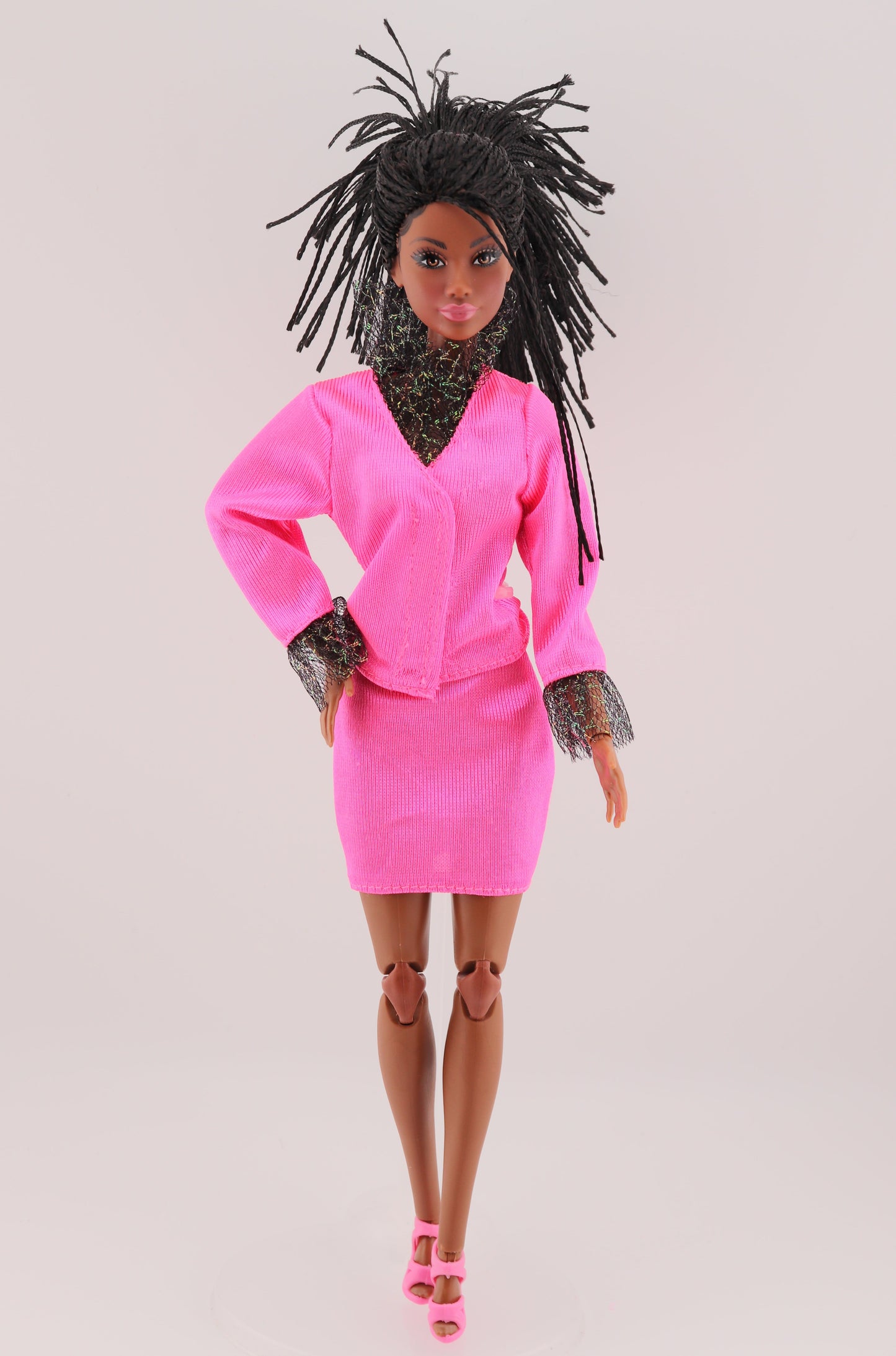 1994 Working Barbie Pink Suit