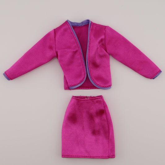 Fuschia Pink Business Casual Suit