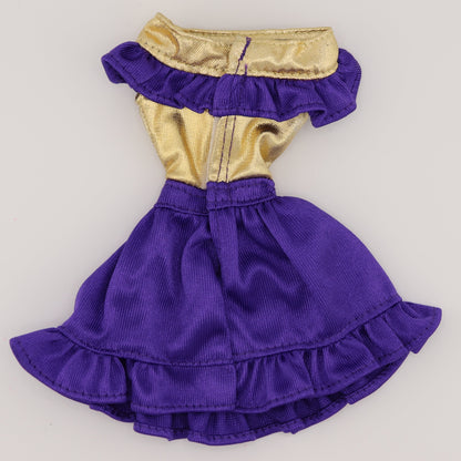 Purple and Gold Dress