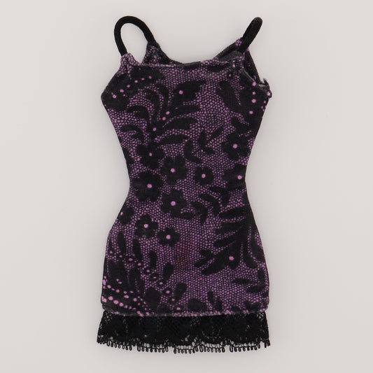 Posh Spice Doll Purple and Black Lace Dress (1998)