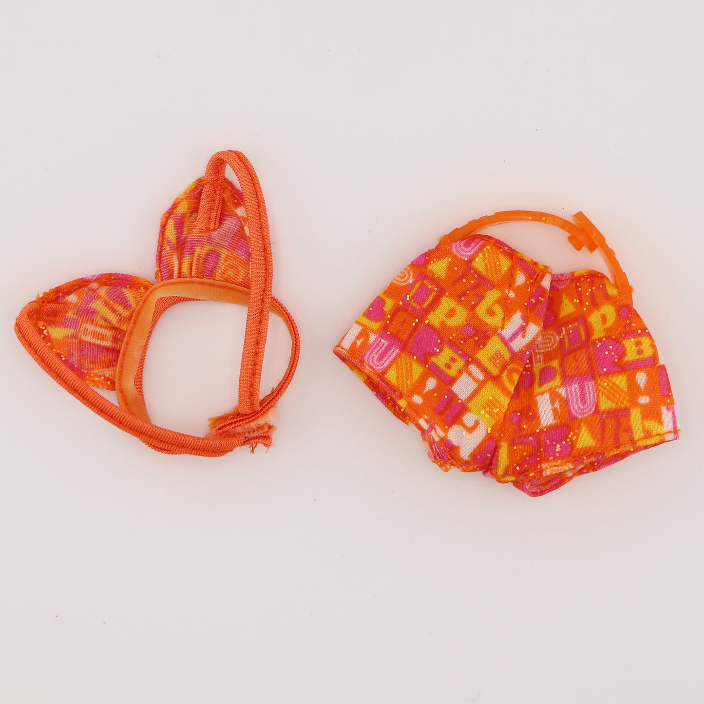 Barbie Bath Play Fun Teresa Orange Print Bikini (2010)