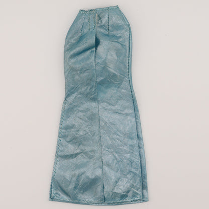 Metallic Long Blue and Silver Skirt