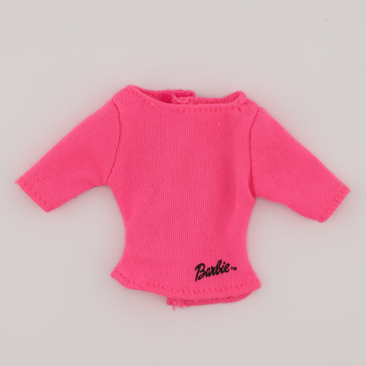 Bright Pink Barbie Logo Top