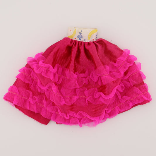 Hot Pink Fruit and Ruffles Skirt