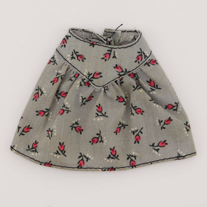 Grey Skirt with Pink Flowers