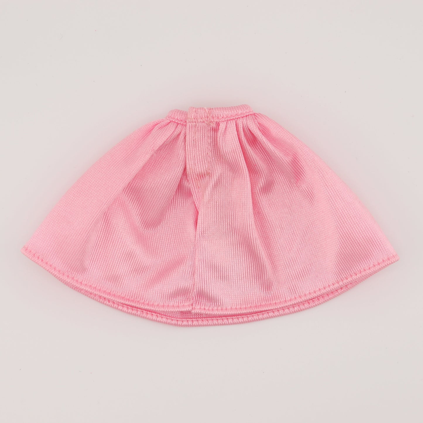 Baby Pink Faux Satin Skirt