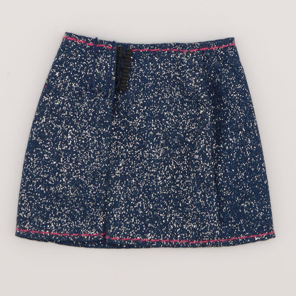 Glitter Denim Barbie Skirt