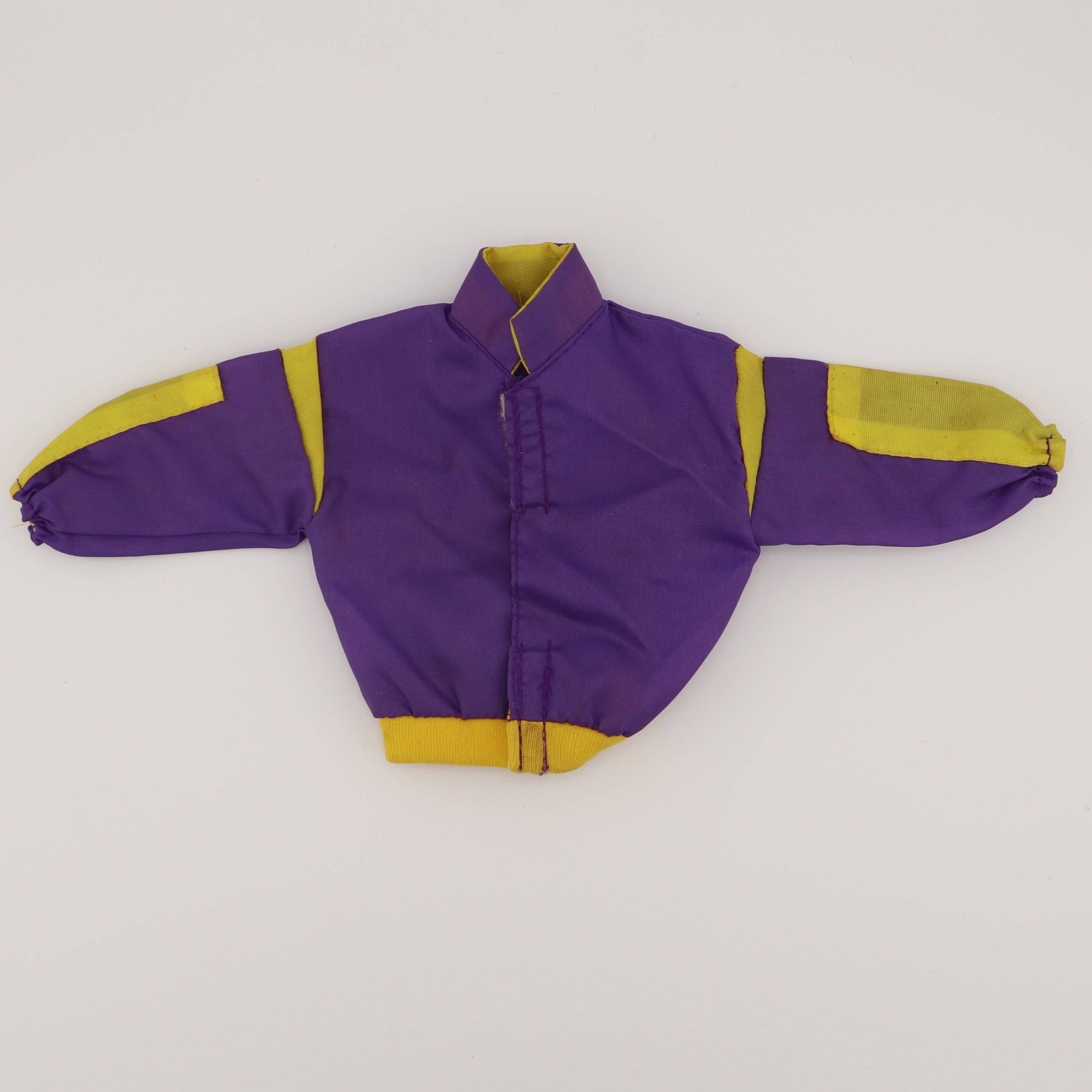 Ken s Active Wear Purple Yellow Windbreaker Jacket 1990 Twiggy s Doll Hospital