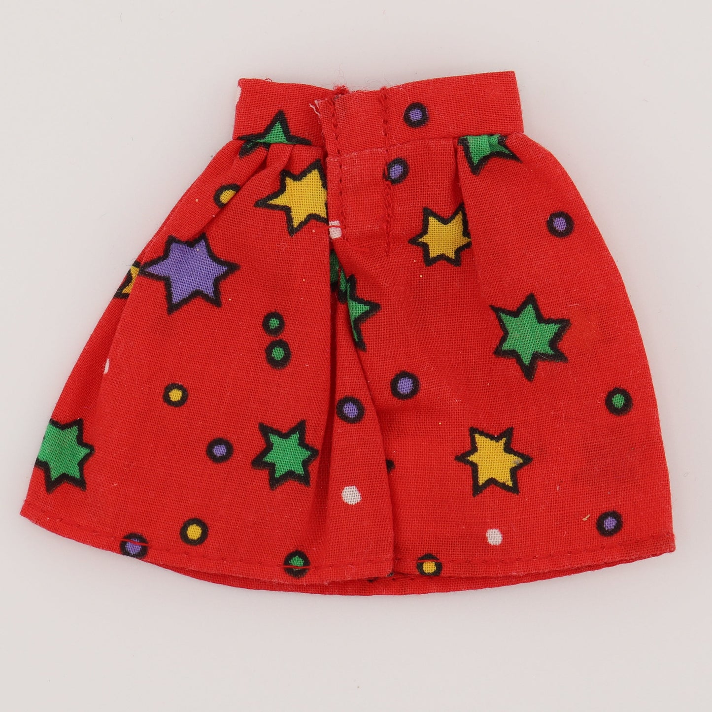 Red Star Print Skirt