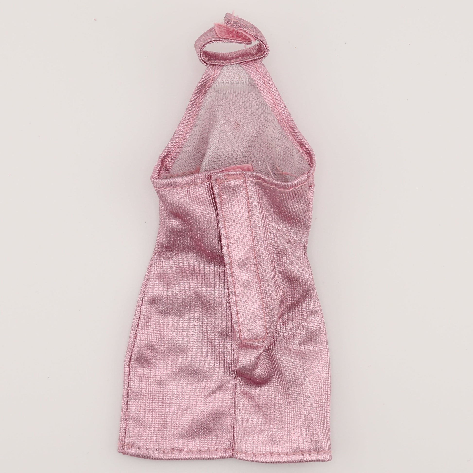Metallic Pink Barbie Halter Dress Twiggy's Doll Hospital Metallic Pink Barbie Halter Dress Twiggy's Doll Hospital