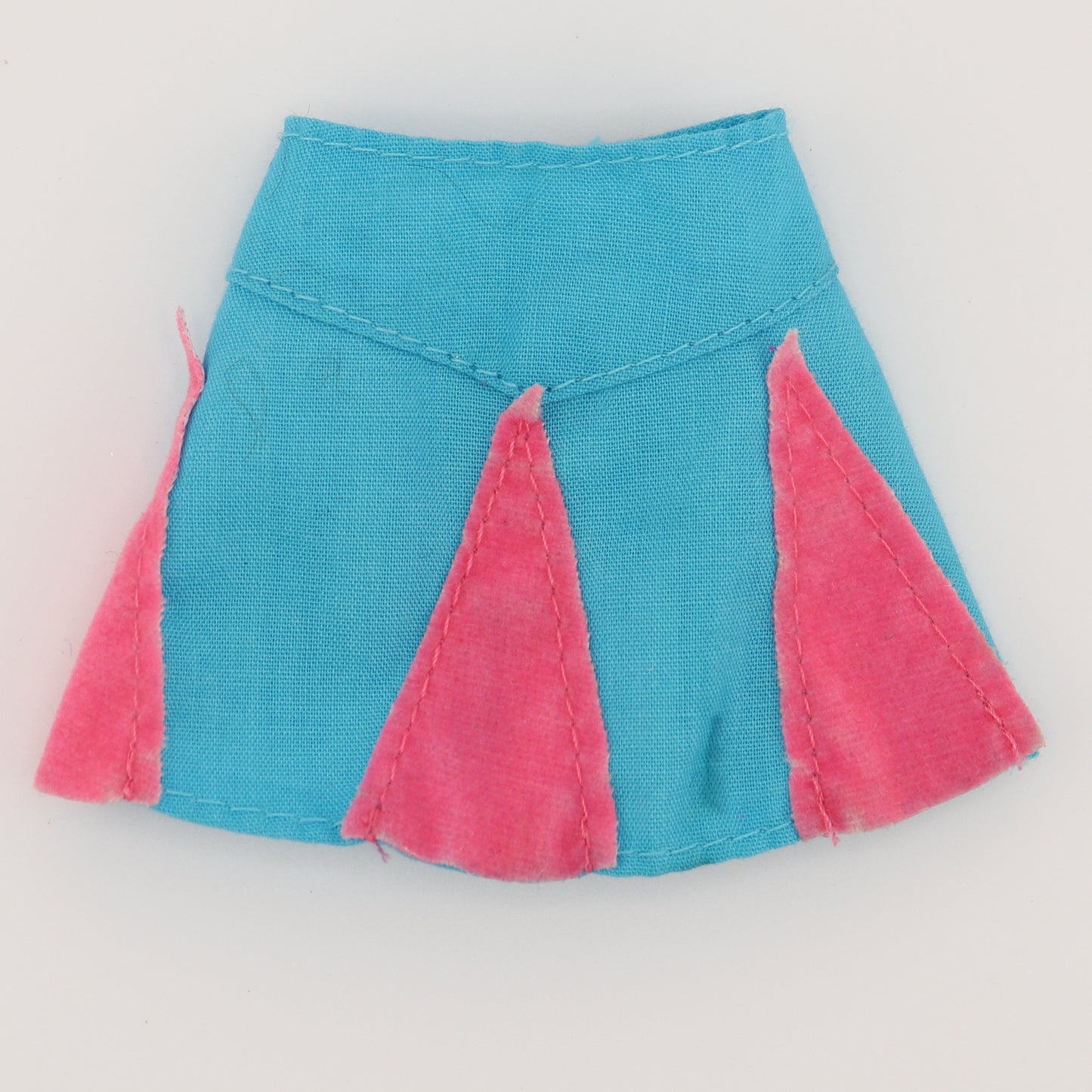 Blue and Pink Barbie Cheerleader Cut Skirt