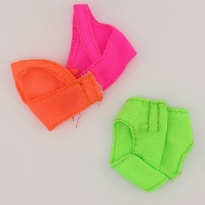 Neon Pink, Orange and Green Bikini for Barbie