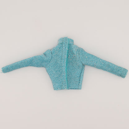 Light Blue Sparkly Long Sleeve Fashion Avenue Turtle Neck (1996)