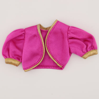 Magenta Pink and Gold Blazer Shrug