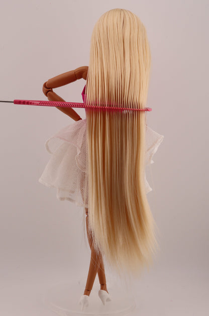 Pink Odile Mermaid Rerooted Blonde Made to Move Custom Barbie