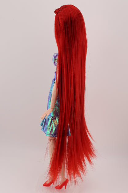 Barbie as Ariel The Little Mermaid Custom Rerooted Red Hair Odile