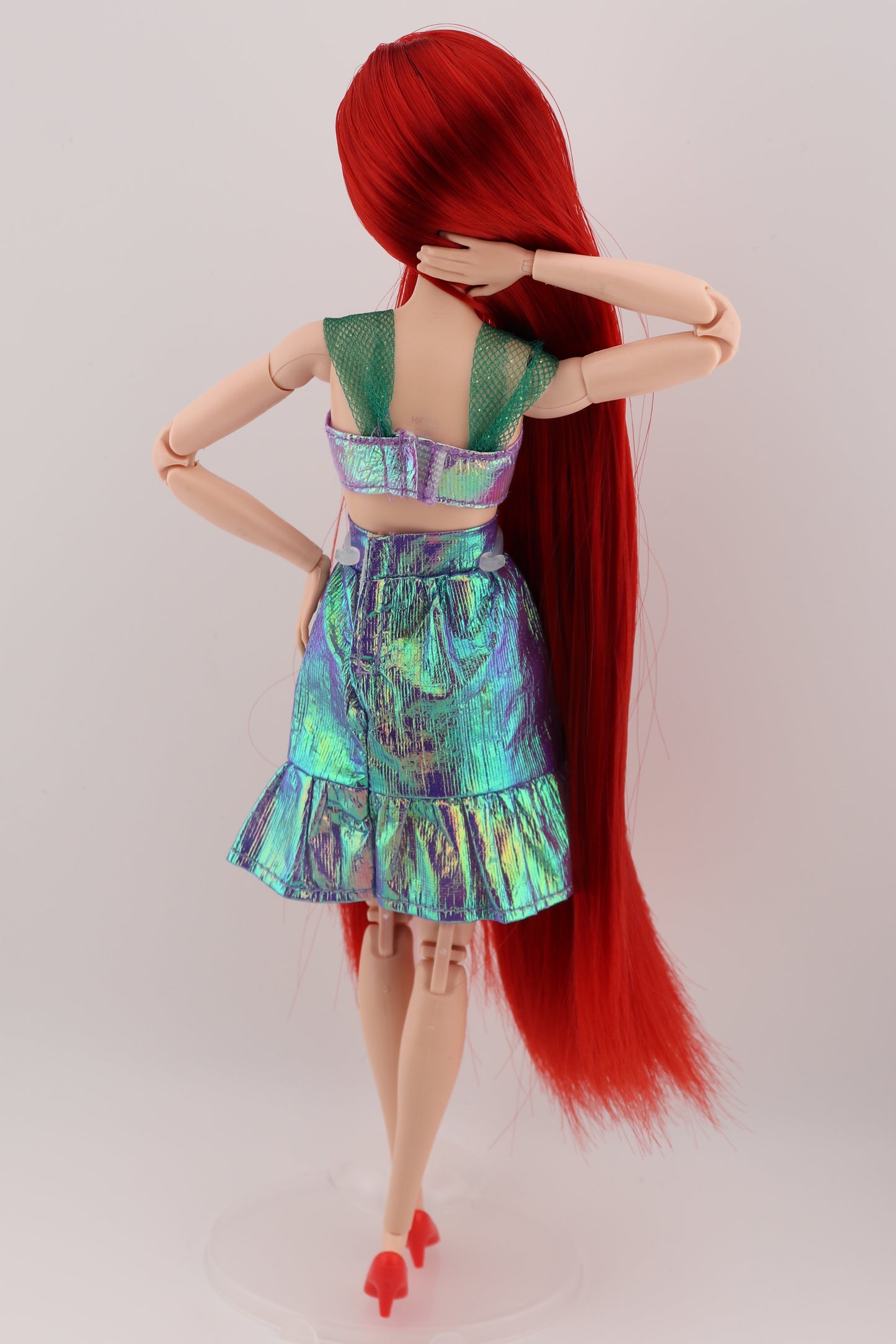 Barbie as Ariel The Little Mermaid Custom Rerooted Red Hair Odile