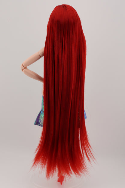 Barbie as Ariel The Little Mermaid Custom Rerooted Red Hair Odile