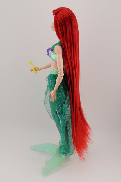 Barbie as Ariel The Little Mermaid Custom Rerooted Red Hair Odile