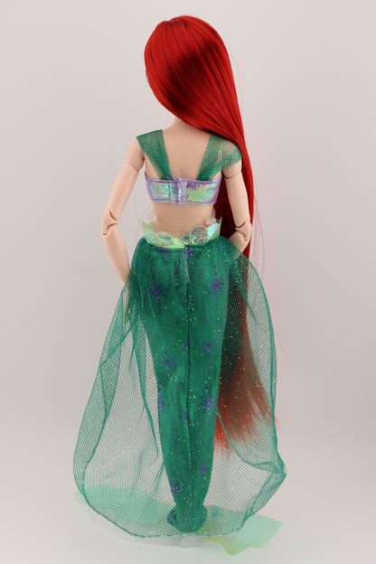 Barbie as Ariel The Little Mermaid Custom Rerooted Red Hair Odile