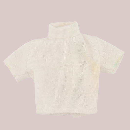White Fitted Shirt for Barbie