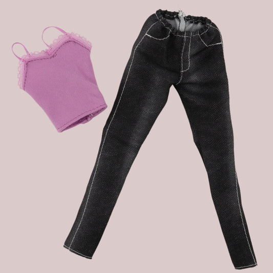 Purple Cami and Jeans for Barbie