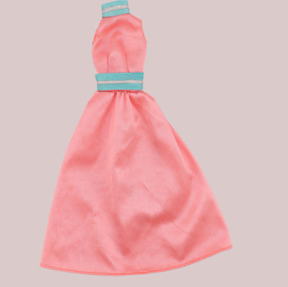 Peach Pink Halter Dress (90s)