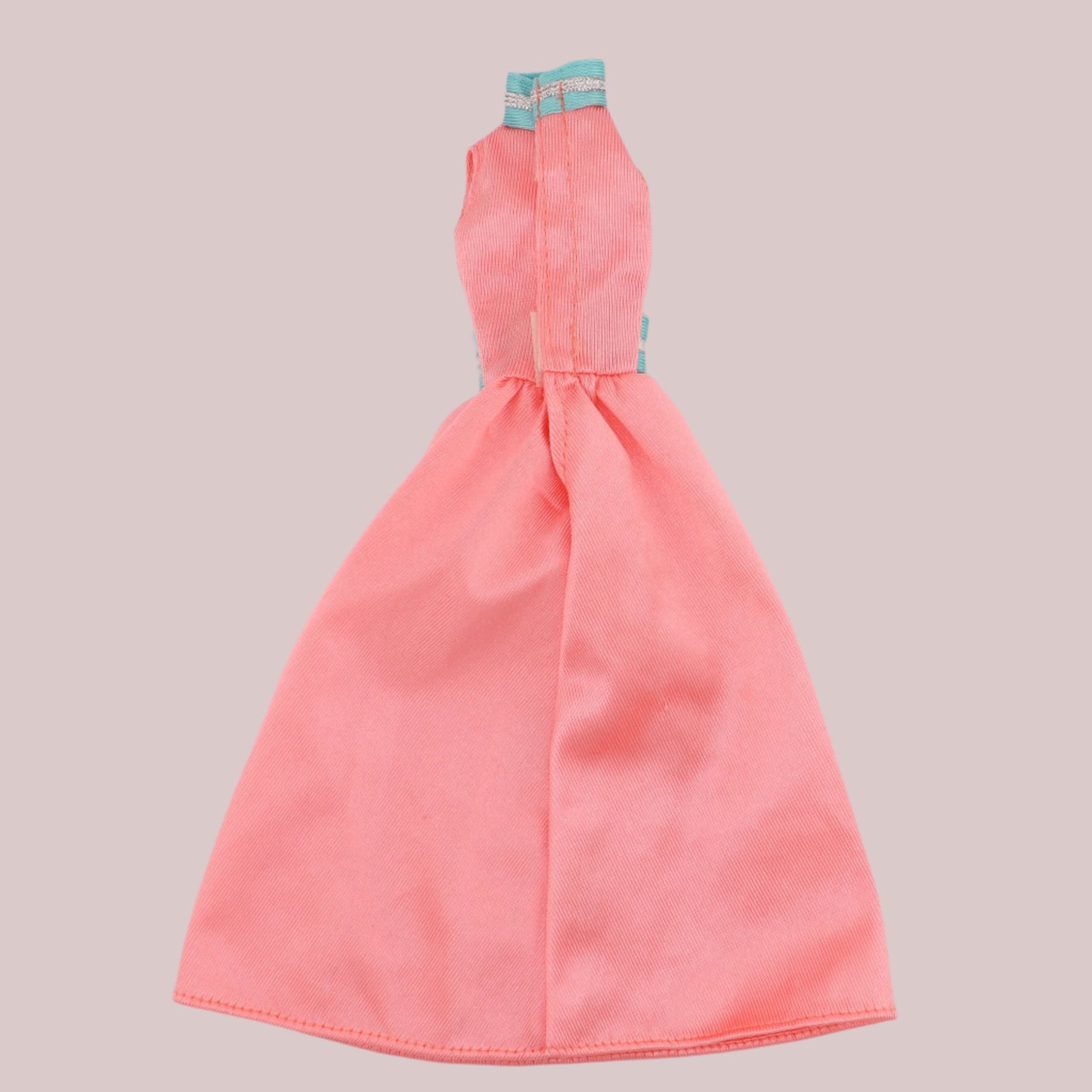 Peach Pink Halter Dress (90s)