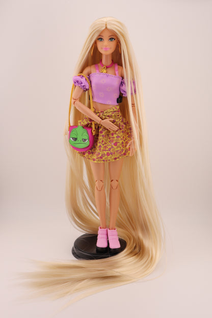 Rapunzel Inspired Custom Barbie Doll OOAK