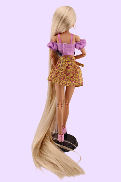 Rapunzel Inspired Custom Barbie Doll OOAK