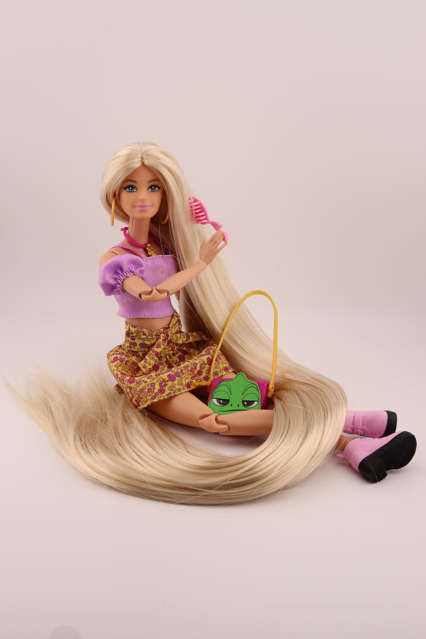 Rapunzel Inspired Custom Barbie Doll OOAK