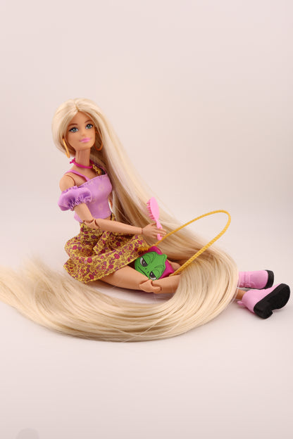 Rapunzel Inspired Custom Barbie Doll OOAK