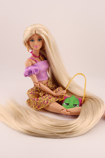 Rapunzel Inspired Custom Barbie Doll OOAK