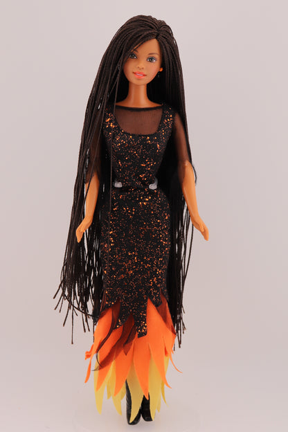 Rerooted Micro Braids Enchanted Halloween Barbie (2000)