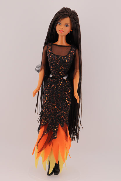 Rerooted Micro Braids Enchanted Halloween Barbie (2000)